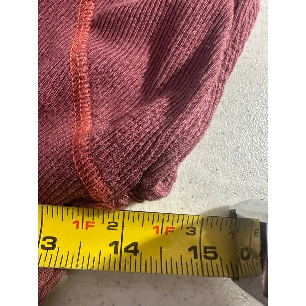 Free People Sunni Dress XS Wild Ginger Burgundy Tie back Knit Midi REVOLVE D6 - Picture 9 of 10